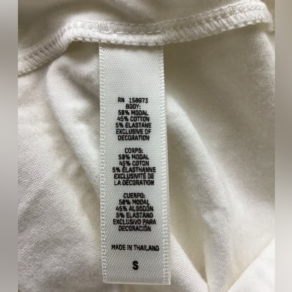 SKIMS Boyfriend Long Sleeve T-Shirt | Marble | Size S - Picture 9 of 9